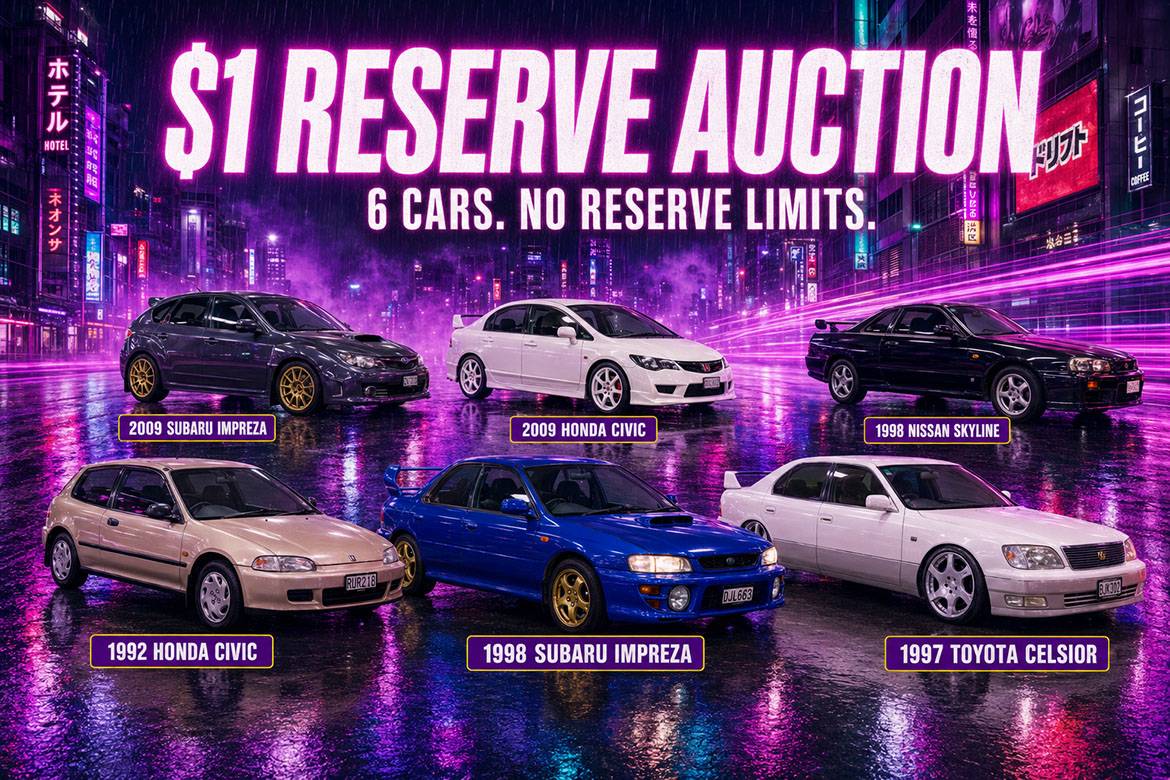 Sunday Drive JDM Auction – Highbrook Live